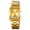 Gold, variant on Vintage Digital Sports Watch Dual Display Men's Women Water Resistant Outdoor Stainless Steel Band Electronic Square LED Back Light Multifunction Classic Wristwatch