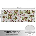 thumbnail image 5 of Kitchen Rugs Sets Of 2,White Christmas Candy Cane Pattern Anti Fatigue Kitchen Mat Rugs Non Slip Washable,Decorative Kitchen Floor Mats for Kitchen,Sink,Laundry,17"X47", 5 of 5
