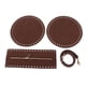 thumbnail image 4 of de material cuero con cierre de cremallera de cojín con Wandteppich moldeador inferior para fabricación de s de mano - café BLESIY Bolso de la PU que hace piezas, 4 of 8