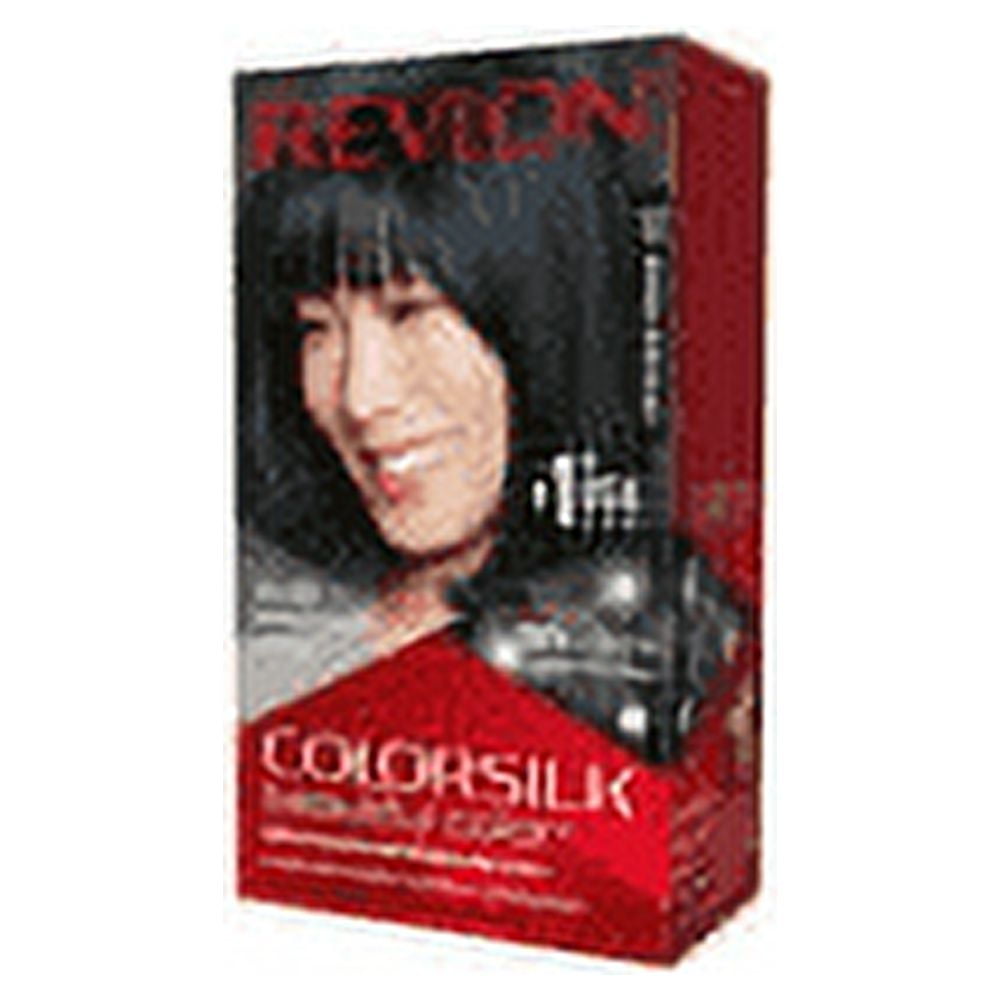 Revlon Colorsilk Beautiful Color, Natural Blue Black [12] 1 ea (Pack of 4)