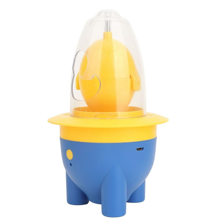 FAROOT Egg Scrambler Golden Egg Scrambler Egg Scrambler in Shell Egg Yolk  Mixer Make Golden Hard Boiled Eggs Golden Egg Maker Egg Mixer Egg Spinner  Ma Shape Egg Shakers (6.5X3.2X3.2, Yellow) 