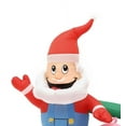 thumbnail image 5 of Gemmy Christmas Airblown Inflatable Santa Farm Scene, 5 ft Tall, Multicolored, 5 of 7