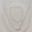 Silver 16 Inch Set, variant on Men's Simplicity Gold Plated Twisted String Chain Suit