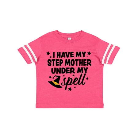 

Inktastic I Have My Step Mother Under My Spell with Cute Witch Hat Gift Toddler Boy or Toddler Girl T-Shirt