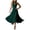 Green, variant on SELONE Boho Dresses for Women Ruched Beach Midi Dresses Cutout Sleeveless Flare A-Line Dresses Halter Neck Sundress M