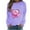 02-Purple, variant on qkdmdw Breast Cancer Sweatshirt for Women Pink Awareness Cancer Shirts Survivor Gifts Long Sleeve Graphic Tees Tops