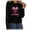 Black, variant on IROINNID Breast Cancer Pullover for Women Breast Cancer Awareness Casual Top Long Sleeve Sweatshirt Pullover Blouse,White