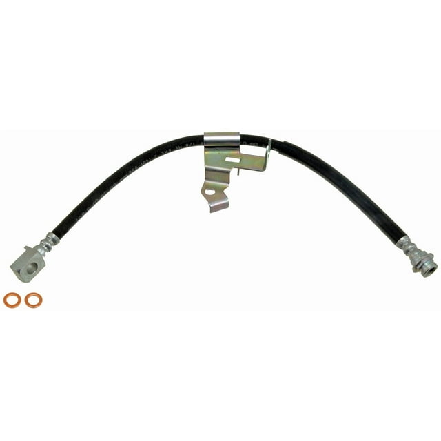 Dorman Brake Line H380907 First Stop; OE Replacement; 18.00 Inch Overall Length; Single Hose