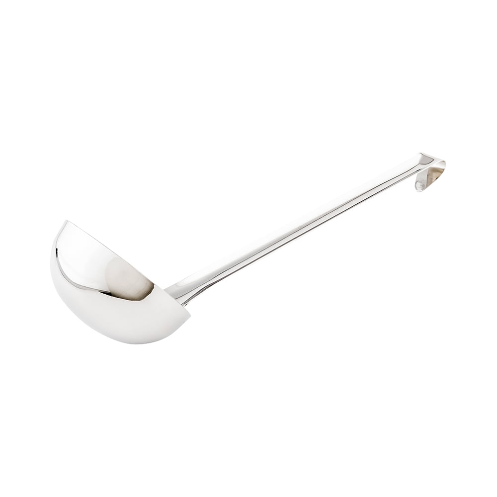 Met Lux 4 oz Stainless Steel Heavy-Duty Serving Ladle - One-Piece - 1 count  box