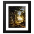 thumbnail image 2 of Asher Brown Durand 12x14 Black Modern Framed Museum Art Print Titled - The Beeches (1845), 2 of 5