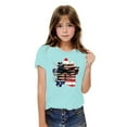 thumbnail image 2 of CFLVAEK 4th of July Patriotic Indenpendence Day T Shirts for Kids American Flag Graphic Tees Comfy Short Sleeve Round Neck Cotton Tops 3 Years, 2 of 7