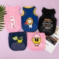 thumbnail image 3 of Camiseta De Tirantes De Malla Popular Para Perros De Verano , Ropa Clásica , Cómoda Transpirable Para Gatos , Sin Mangas, 3 of 4