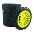 thumbnail image 2 of 4 Juego de neumátic goma hexagonales repuest Wltoys Amarillo Zulema Ruedas y neumáticos de coche RC, 2 of 5