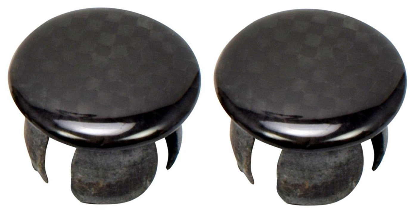 Real Carbon Fiber Expanding Bike Handlebar Bar End Plug Caps Domain Cycling