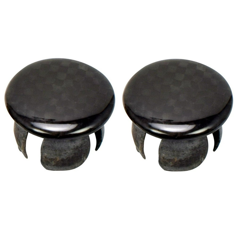 REAL Carbon Fiber Bike Handlebar End Plug Caps MTB/Road Bicycles