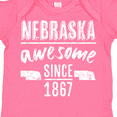 thumbnail image 4 of Inktastic Nebraska Awesome Since 1867 Boys or Girls Baby Bodysuit, 4 of 5
