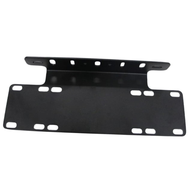 Soporte de matrícula de aleación de aluminio, soporte de montaje de luz, duradero Dos filas de agujeros