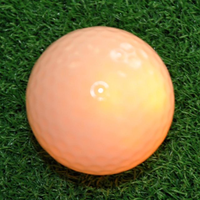 Pelotas de golf con luz LED que n en la oscuridad, tamaño oficial, peso para torneo o práctica, 6 colores LED, lo que necesitas Amarillo Baoblaze Pelotas de golf