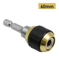 thumbnail image 1 of 60mm Drill Chuck Screwdriver 1/4 Hex Shank Bit Tool Quick Change Impact Adaptor, 1 of 10