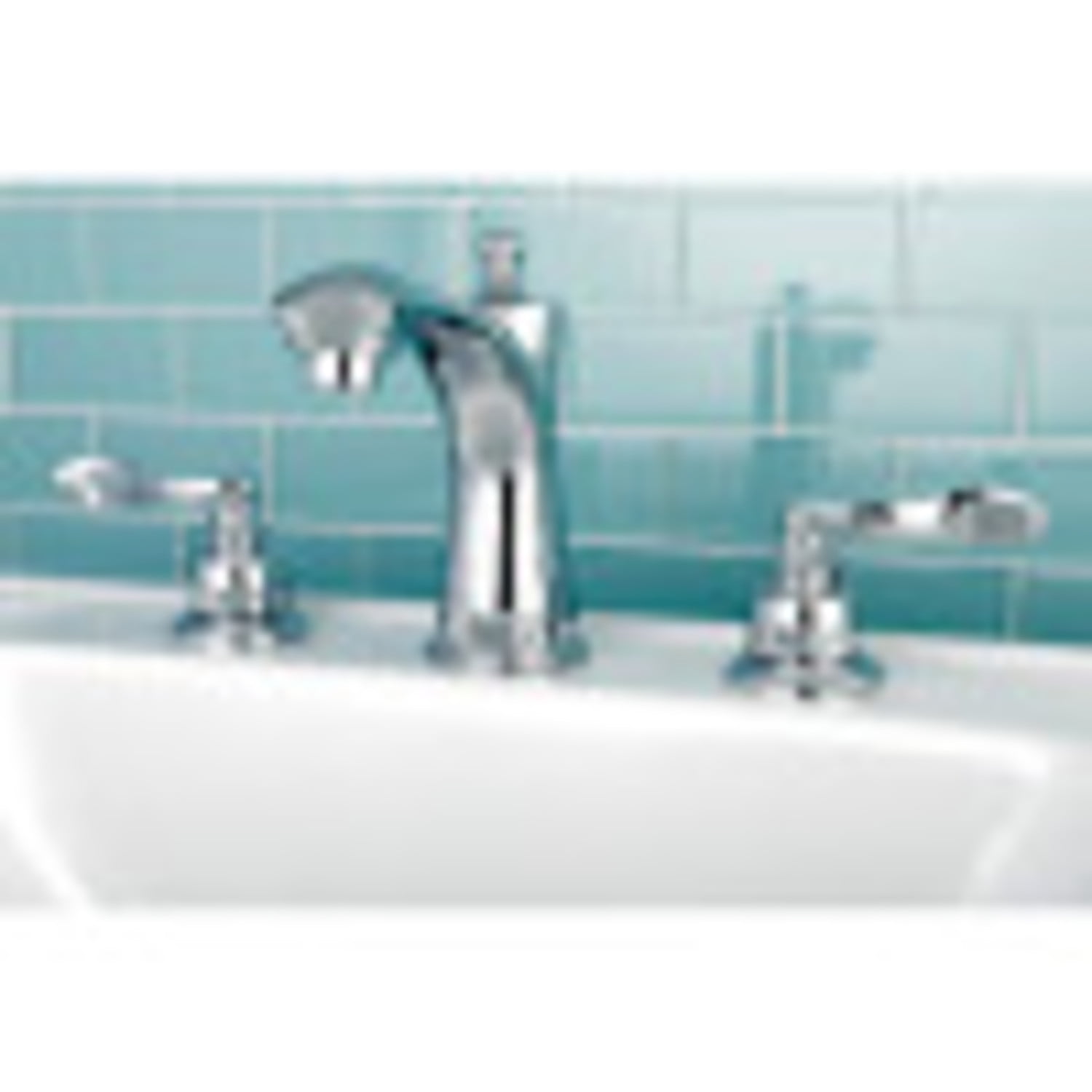 Kingston Brass KB7961NFL 8 in. Widespread Bathroom Faucet, Polished Chrome