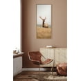 thumbnail image 5 of Kate and Laurel Sylvie Tule Elk No 6 Framed Canvas Wall Art by Crystal Lynn Collins, 18x40 Natural, Rustic Animal Wall Decor Art, 5 of 6