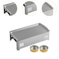 thumbnail image 6 of figatia Warming Tray Korean Server Food Warmer for Barbecue Restaurant Camping argent, 6 of 8
