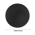 thumbnail image 3 of JMKQLZ Round Placemats Braided Circle Place Mat Washable Table Mats for Kitchen Dining Table Mixed Color Non-Slip Place Mats for Dining Tables Natural Woven Heat Resistant Place Mats, 3 of 6