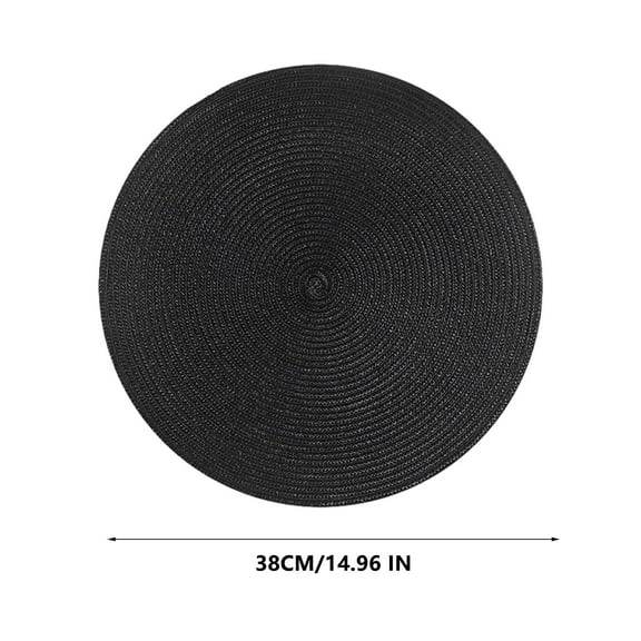 Placemats Woven Table Mat Place Mat Household and Oil-Proof Pad Heat Insulation Pad