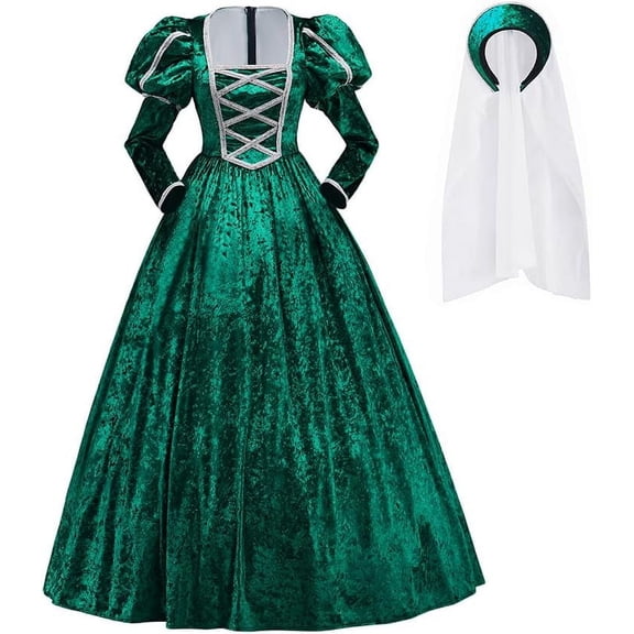 Tudor Renaissance Dress Women's Elizabeth Tudor Period Dress Historical Medieval Tudor Ball Gown Dress