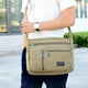 thumbnail image 1 of Bolso De Hombro Bolso Bolsos de hombro de lona para hombre, bolso de mensajero de viaje para hombre con varios bolsillos (caqui), 1 of 9