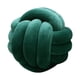thumbnail image 1 of almohada de bola de nudo,almohada de bola de nudo suave almohada de tiro redonda de terciopelo,Cojín Decoración del hogar Almohada de felpa decorativa,Cojín anudado para cama Tejido a Verde, 1 of 9