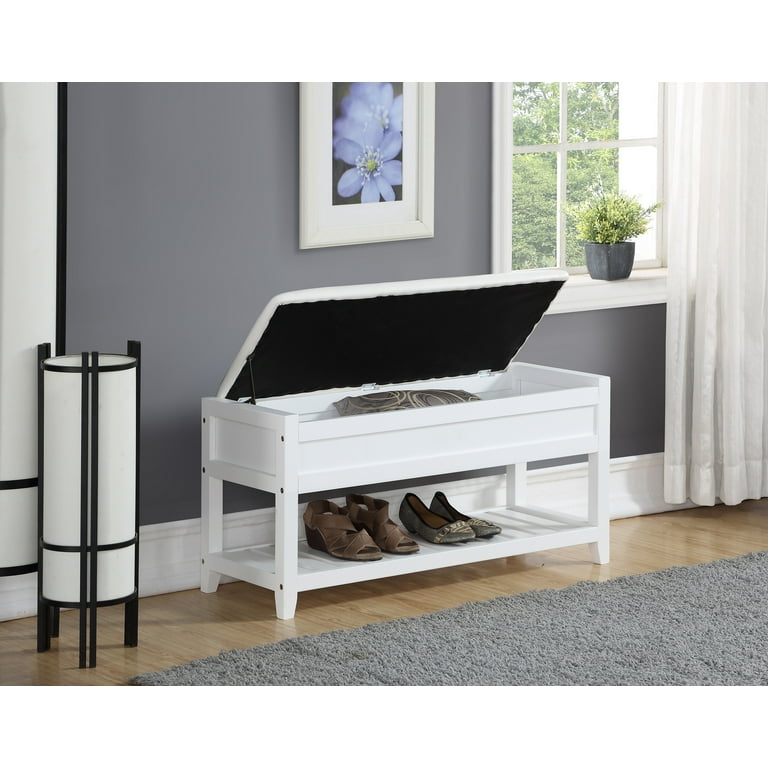 Roundhill furniture roundhill shoe bench sale