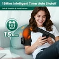 thumbnail image 6 of Cordless Shoulder Heating Pad & Massager, 3 Heat Levels (118-136℉) & 3 Modes, Portable Vibration Wrap with 2500mAh Battery, Auto-Off, Adjustable Strap Fits Left/Right Shoulder for Men Women, 6 of 14