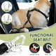 thumbnail image 3 of Arnés de cinturón de seguridad para perros SlowTon ajustable para coche, color negro L, 3 of 9