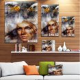 thumbnail image 4 of Design Art - Woman with Flying Eagles, 4 of 4