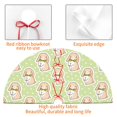 thumbnail image 4 of Sikiie Rabbit With Tie 30-48 inches {designName} Print Christmas Tree Skirt Snowman Xmas Tree Skirt with Edge Christmas Decorations for Holiday Party36", 4 of 7
