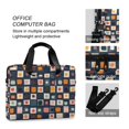 thumbnail image 4 of FORMRS 16" Laptop Bag Carrying Sleeve Case with Handle Travel Shoulder Briefcase, Blue Circle Mosaic, 4 of 8