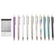 thumbnail image 1 of 10pcs Metal Ballpoint Pens 1.0 Mm Retractable Ballpoint Pens Glitter Metal Pens With 10pcs Refills For School Supplies, 1 of 5