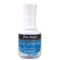 Mia Secret Glaze Gelux Soak-off gel nail polish color Blue Opal - Glaze Gel polish cured with nail lamp