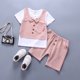 thumbnail image 1 of Traje de niños Chaleco de manga corta Ropa de niño Primavera y verano Traje de niños Rosa Abanopi Ropa, 1 of 7