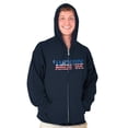 thumbnail image 4 of Ameritude American Attitude Funny Hoodie Sweatshirt Women Men Brisco Brands S, 4 of 6