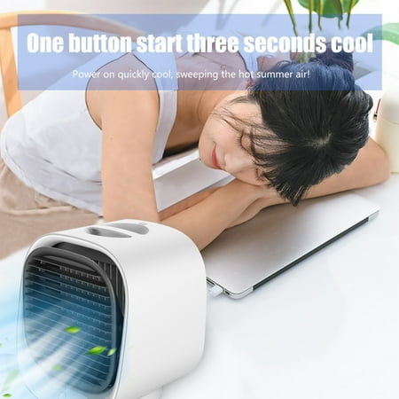 

Air Cooler Desktop Air Conditioner Fan Usb Small Cold Air Purifying Humidifying Air Cooler