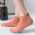 thumbnail image 5 of Ttongbb Socks Solid Candy Color No Show Low Cut Cotton Minimalist Breathable Ankle Socks Running Hiking Sports Everyday Footwear, 5 of 5