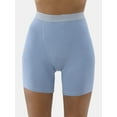thumbnail image 4 of No Boundaries Cotton Stretch Ribbed Boxer Shorts, Women's XS-3XL, 4 of 5