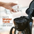 thumbnail image 6 of Elite Gourmet EHC4128 Automatic 4-Cup Brew & Drip Coffee Maker with Pause N Serve, Glass Carafe, Reusable Filter, On/Off Switch, Keep Warm, Water Level Indicator, Black, 6 of 6