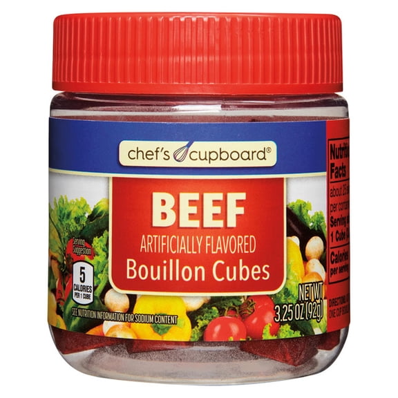 Chef's Cupboard Bouillon Cubes Beef Flavor 3.25 oz