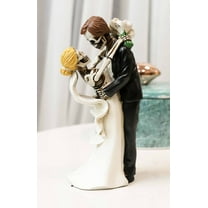 Love Never Dies Day Of The Dead Wedding Dance Skeletons Groom And Bride Figurine