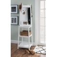 thumbnail image 3 of Helena Rotating Coat Rack, White, 3 of 9