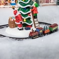 thumbnail image 2 of Northlight Animated Christmas Train Set Carrying Frosted Pine Trees - 9-Piece, 2 of 6