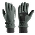 thumbnail image 2 of Dyfzdhu Winter Women With Buckle Riding Gloves Men Velvet Plus Non Slip Warm Gloves Gloves Grey, 2 of 8